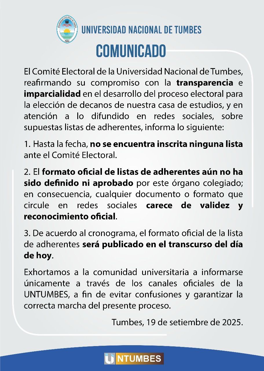 Comunicado